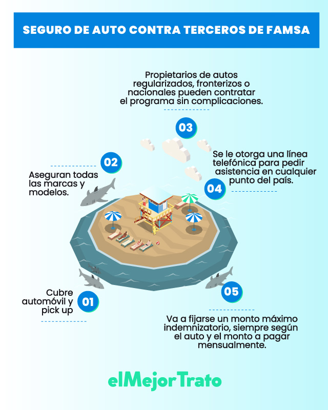 ¿Son buenos los seguros de autos en Famsa? Características