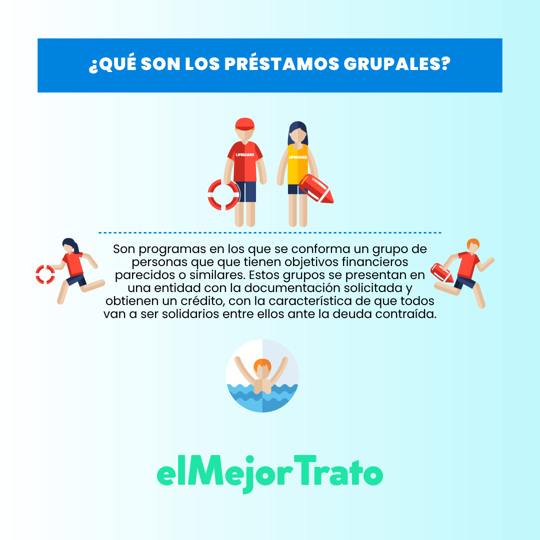 ¿Cómo funcionan los Préstamos Grupales? de 3 a 6 personas